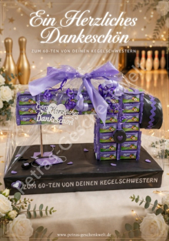 Schokoladen Nähmaschine zum Geburtstag